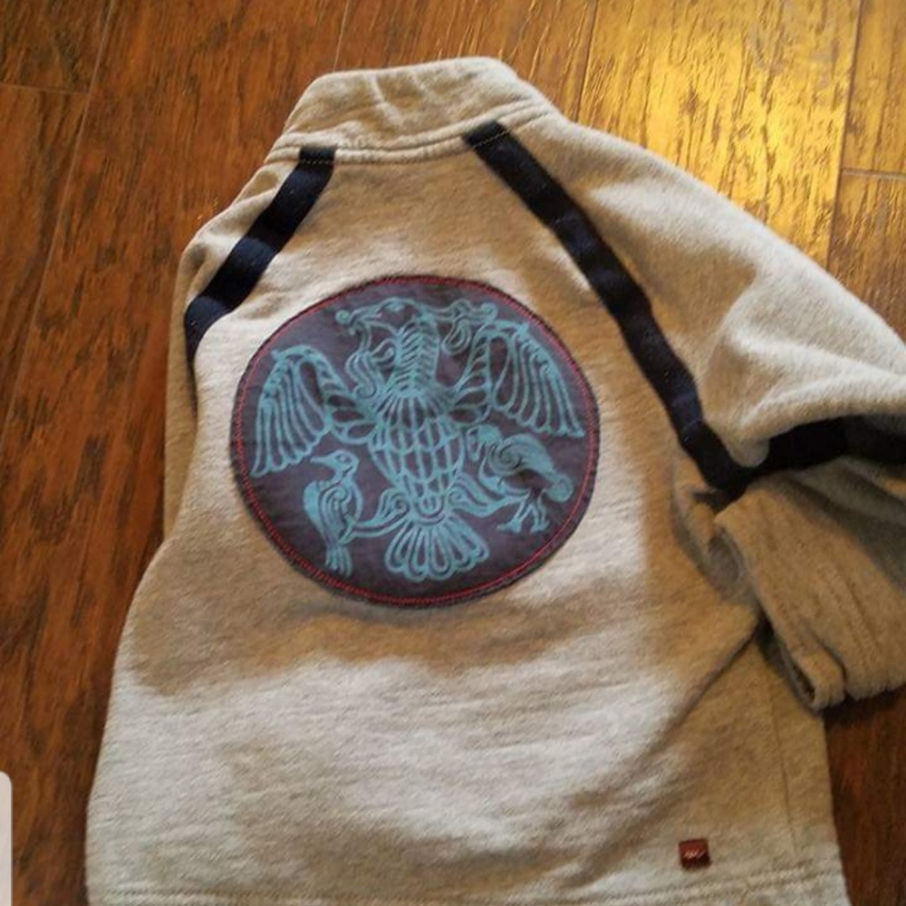 half zip sweatshirt